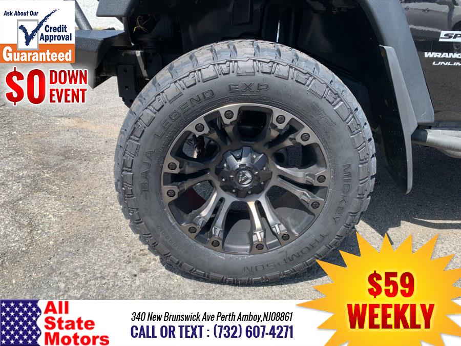 2018 Jeep Wrangler JK Unlimited Sport S 4x4, available for sale in Perth Amboy, New Jersey | All State Motor Inc. Perth Amboy, New Jersey 2018 Jeep Wrangler JK Unlimited Sport S 4x4, available for sale in Perth Amboy, New Jersey | All State Motor Inc. Perth Amboy, New Jersey