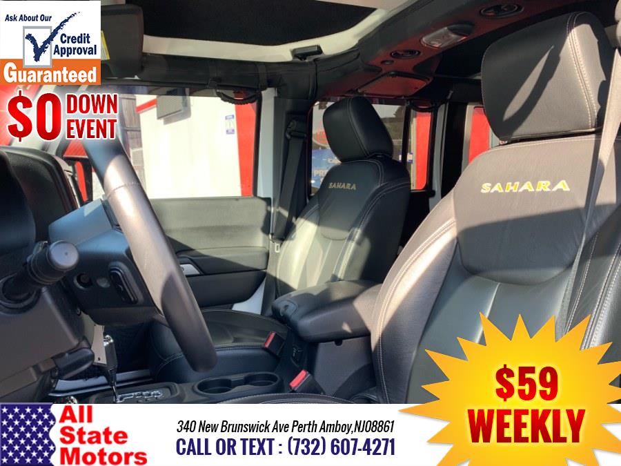 2015 Jeep Wrangler Unlimited 4WD 4dr Sahara, available for sale in Perth Amboy, New Jersey | All State Motor Inc. Perth Amboy, New Jersey 2015 Jeep Wrangler Unlimited 4WD 4dr Sahara, available for sale in Perth Amboy, New Jersey | All State Motor Inc. Perth Amboy, New Jersey