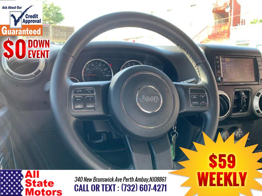 2015 Jeep Wrangler Unlimited 4WD 4dr Sahara, available for sale in Perth Amboy, New Jersey | All State Motor Inc. Perth Amboy, New Jersey 2015 Jeep Wrangler Unlimited 4WD 4dr Sahara, available for sale in Perth Amboy, New Jersey | All State Motor Inc. Perth Amboy, New Jersey