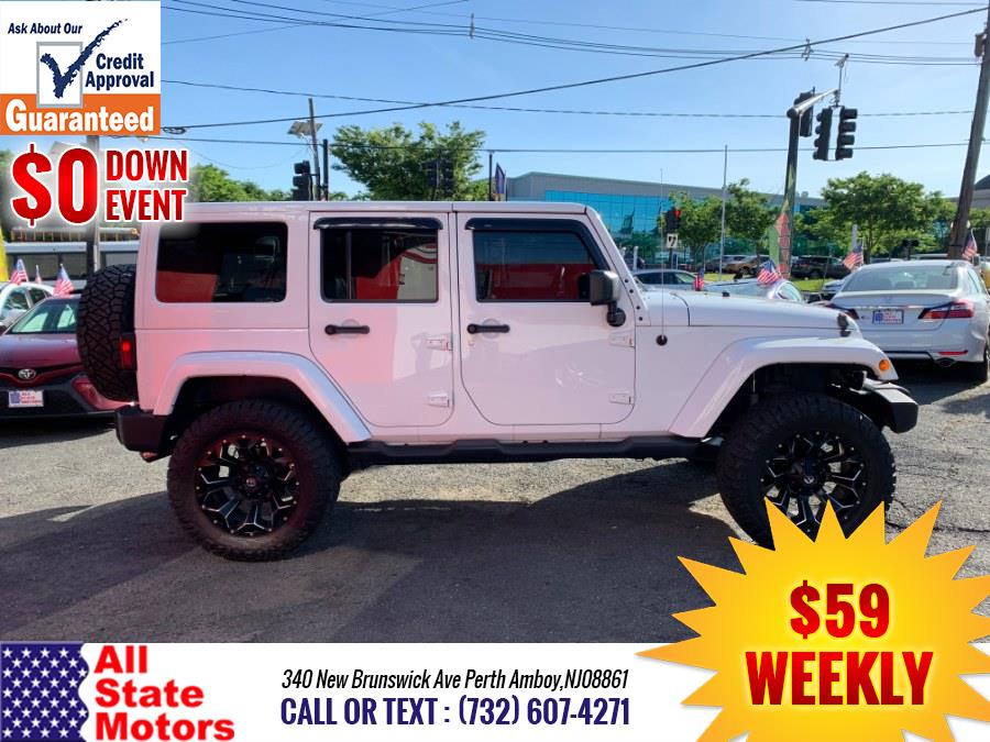 2015 Jeep Wrangler Unlimited 4WD 4dr Sahara, available for sale in Perth Amboy, New Jersey | All State Motor Inc. Perth Amboy, New Jersey 2015 Jeep Wrangler Unlimited 4WD 4dr Sahara, available for sale in Perth Amboy, New Jersey | All State Motor Inc. Perth Amboy, New Jersey