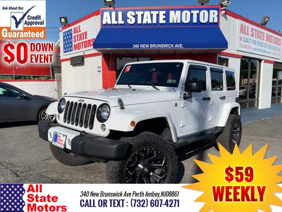 2015 Jeep Wrangler Unlimited 4WD 4dr Sahara, available for sale in Perth Amboy, New Jersey | All State Motor Inc. Perth Amboy, New Jersey