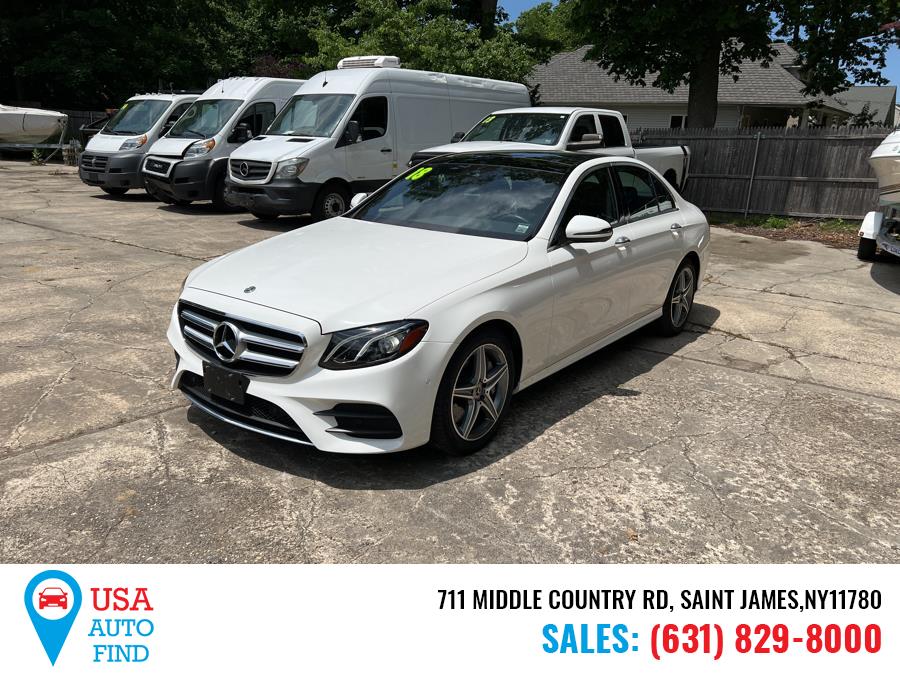 2018 Mercedes-Benz E-Class E 300 4MATIC Sedan, available for sale in Saint James, New York | USA Auto Find. Saint James, New York 2018 Mercedes-Benz E-Class E 300 4MATIC Sedan, available for sale in Saint James, New York | USA Auto Find. Saint James, New York