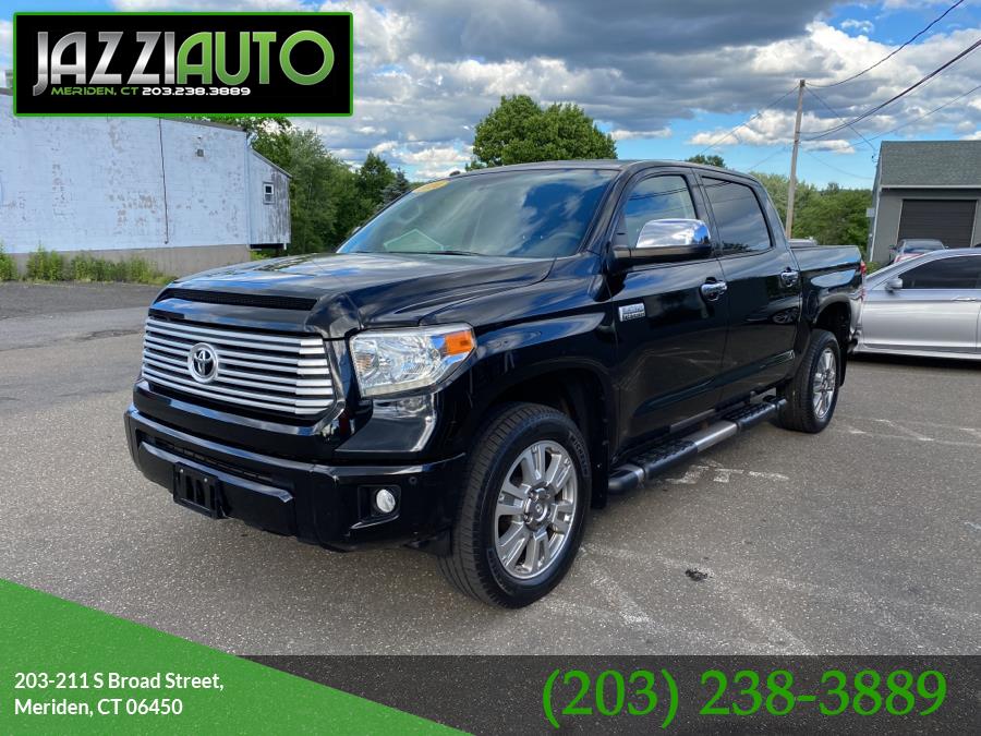 2014 Toyota Tundra 4WD Truck CrewMax 5.7L V8 6-Spd AT Platinum (Natl), available for sale in Meriden, Connecticut | Jazzi Auto Sales LLC. Meriden, Connecticut 2014 Toyota Tundra 4WD Truck CrewMax 5.7L V8 6-Spd AT Platinum (Natl), available for sale in Meriden, Connecticut | Jazzi Auto Sales LLC. Meriden, Connecticut