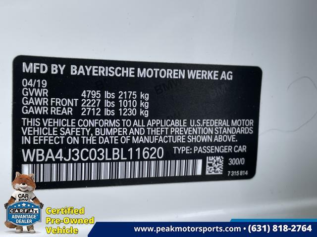 Used BMW 4 Series 430i xDrive Gran Coupe 2020 | Peak Automotive Inc.. Bayshore, New York Used BMW 4 Series 430i xDrive Gran Coupe 2020 | Peak Automotive Inc.. Bayshore, New York