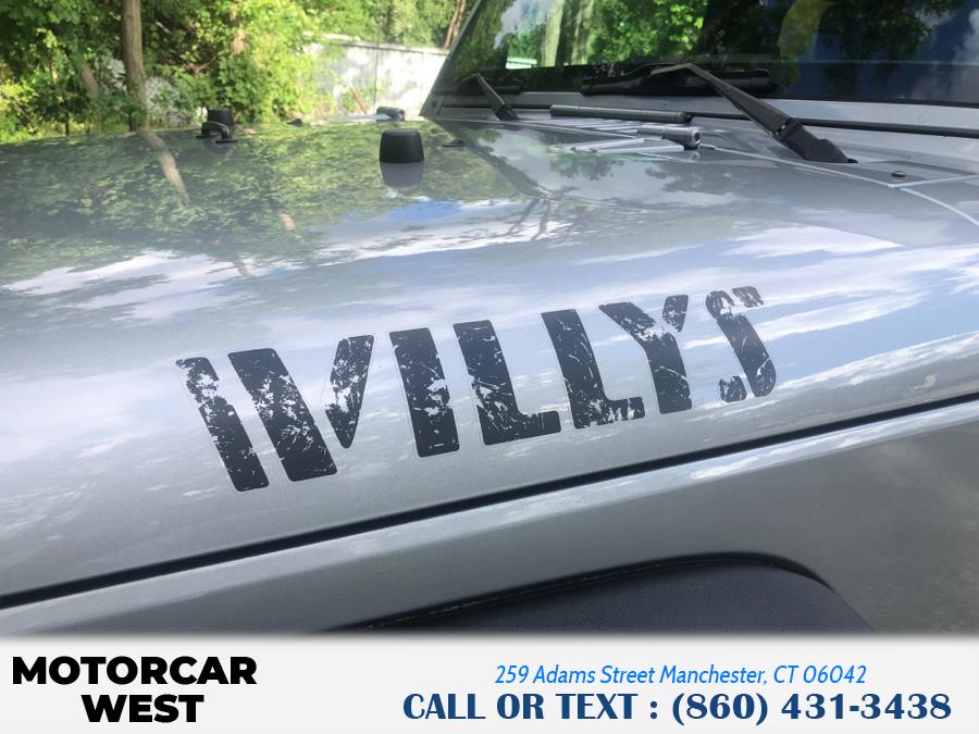 Used Jeep Wrangler 4WD 2dr Willys Wheeler 2016 | Motorcar West. Manchester, Connecticut Used Jeep Wrangler 4WD 2dr Willys Wheeler 2016 | Motorcar West. Manchester, Connecticut
