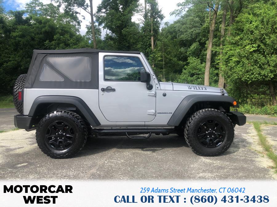 Used Jeep Wrangler 4WD 2dr Willys Wheeler 2016 | Motorcar West. Manchester, Connecticut Used Jeep Wrangler 4WD 2dr Willys Wheeler 2016 | Motorcar West. Manchester, Connecticut