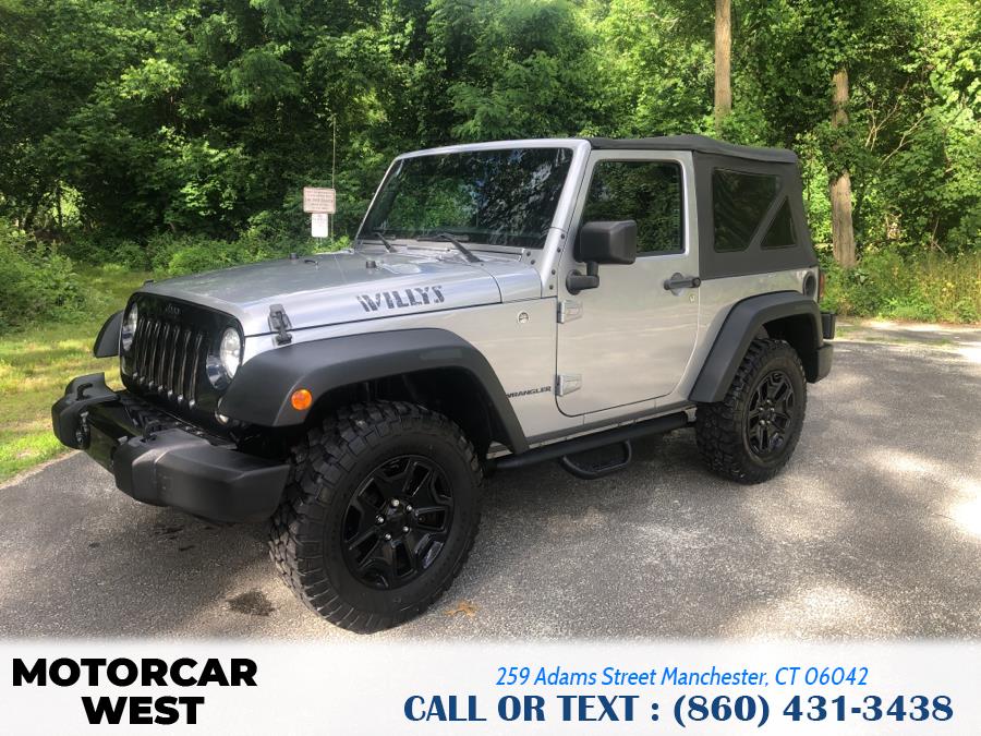 Used Jeep Wrangler 4WD 2dr Willys Wheeler 2016 | Motorcar West. Manchester, Connecticut Used Jeep Wrangler 4WD 2dr Willys Wheeler 2016 | Motorcar West. Manchester, Connecticut