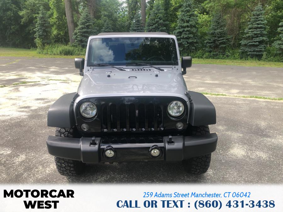 Used Jeep Wrangler 4WD 2dr Willys Wheeler 2016 | Motorcar West. Manchester, Connecticut Used Jeep Wrangler 4WD 2dr Willys Wheeler 2016 | Motorcar West. Manchester, Connecticut