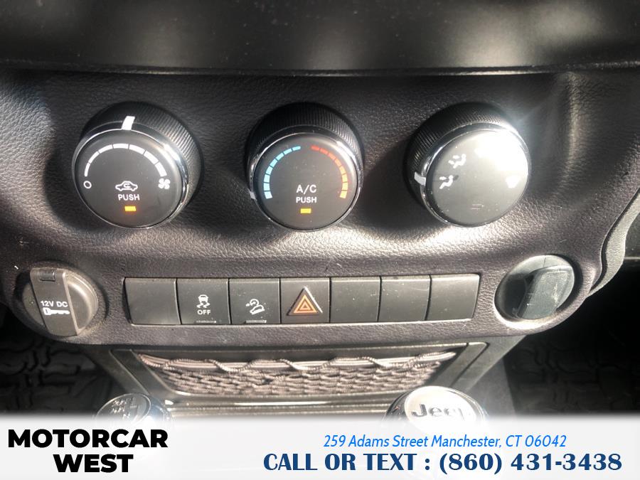 Used Jeep Wrangler 4WD 2dr Willys Wheeler 2016 | Motorcar West. Manchester, Connecticut Used Jeep Wrangler 4WD 2dr Willys Wheeler 2016 | Motorcar West. Manchester, Connecticut
