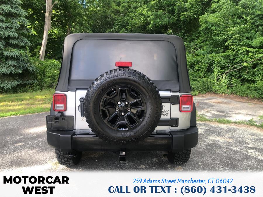 Used Jeep Wrangler 4WD 2dr Willys Wheeler 2016 | Motorcar West. Manchester, Connecticut Used Jeep Wrangler 4WD 2dr Willys Wheeler 2016 | Motorcar West. Manchester, Connecticut