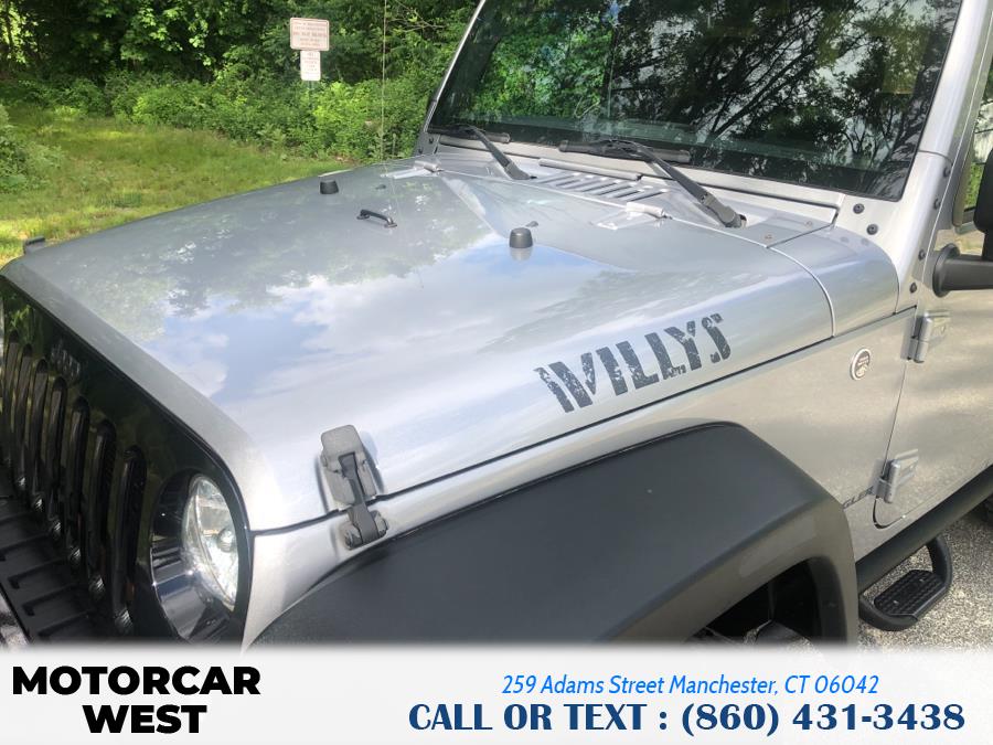 Used Jeep Wrangler 4WD 2dr Willys Wheeler 2016 | Motorcar West. Manchester, Connecticut Used Jeep Wrangler 4WD 2dr Willys Wheeler 2016 | Motorcar West. Manchester, Connecticut