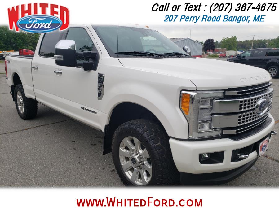 Used Ford Super Duty F-250 SRW Platinum 4WD Crew Cab 6.75'' Box 2017 | Whited Ford. Bangor, Maine Used Ford Super Duty F-250 SRW Platinum 4WD Crew Cab 6.75'' Box 2017 | Whited Ford. Bangor, Maine