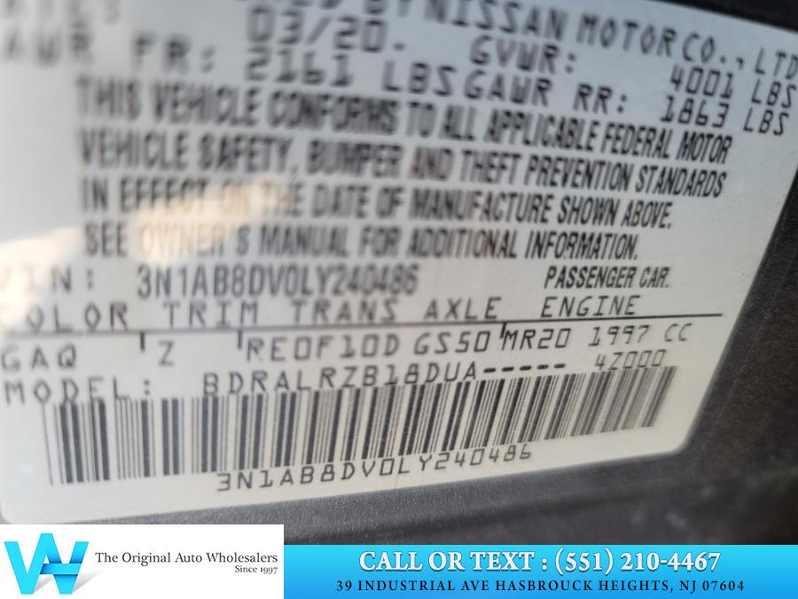 Used Nissan Sentra SR CVT 2020 | AW Auto & Truck Wholesalers, Inc. Hasbrouck Heights, New Jersey Used Nissan Sentra SR CVT 2020 | AW Auto & Truck Wholesalers, Inc. Hasbrouck Heights, New Jersey