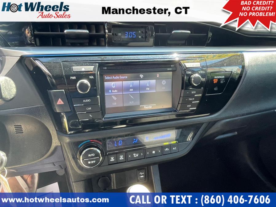 Used Toyota Corolla 4dr Sdn CVT S (Natl) 2015 | Hot Wheels Auto Sales LLC. Manchester, Connecticut Used Toyota Corolla 4dr Sdn CVT S (Natl) 2015 | Hot Wheels Auto Sales LLC. Manchester, Connecticut