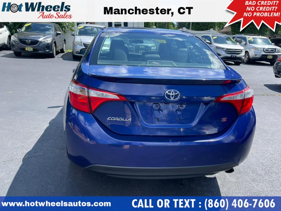 Used Toyota Corolla 4dr Sdn CVT S (Natl) 2015 | Hot Wheels Auto Sales LLC. Manchester, Connecticut Used Toyota Corolla 4dr Sdn CVT S (Natl) 2015 | Hot Wheels Auto Sales LLC. Manchester, Connecticut