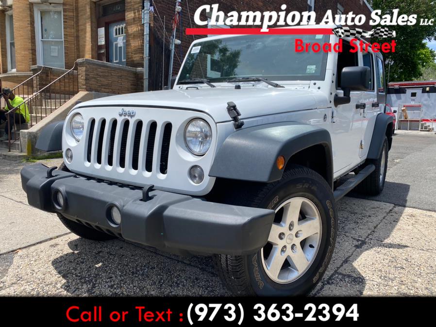 2014 Jeep Wrangler Unlimited 4WD 4dr Sport, available for sale in Newark, New Jersey | Champion Auto Sales. Newark, New Jersey