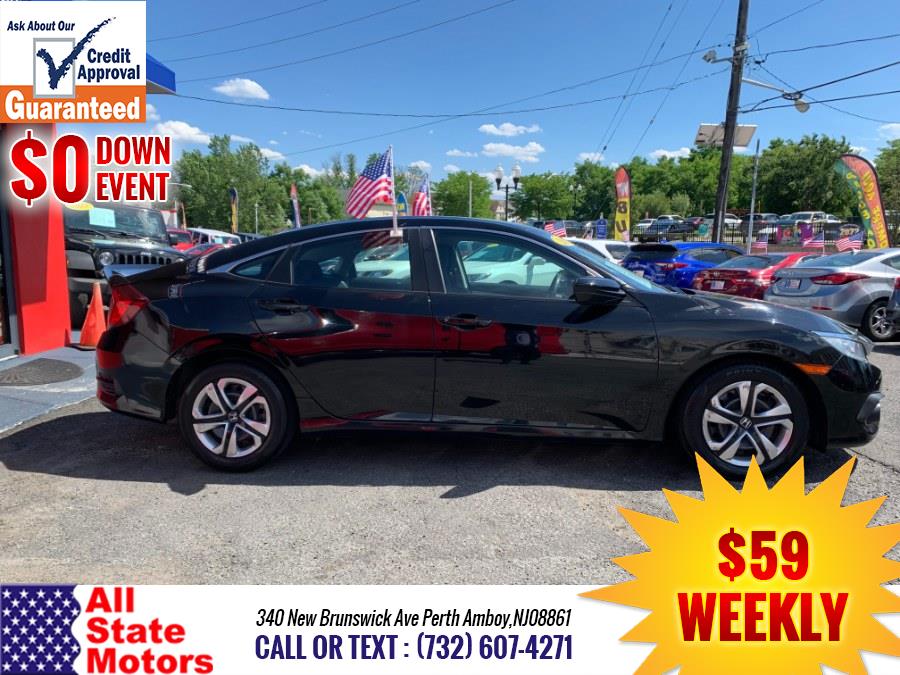 2016 Honda Civic Sedan 4dr CVT LX, available for sale in Perth Amboy, New Jersey | All State Motor Inc. Perth Amboy, New Jersey 2016 Honda Civic Sedan 4dr CVT LX, available for sale in Perth Amboy, New Jersey | All State Motor Inc. Perth Amboy, New Jersey