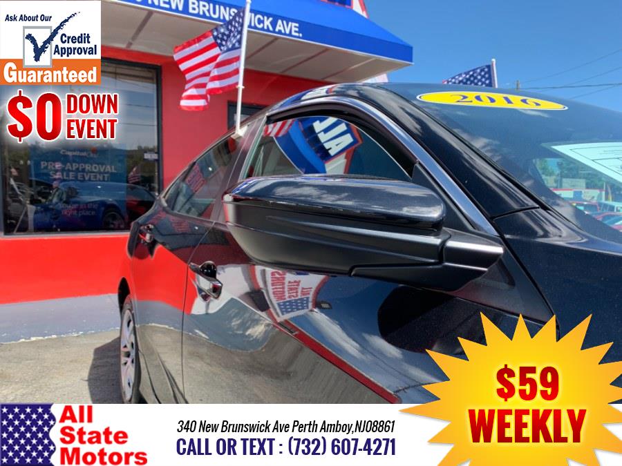 2016 Honda Civic Sedan 4dr CVT LX, available for sale in Perth Amboy, New Jersey | All State Motor Inc. Perth Amboy, New Jersey 2016 Honda Civic Sedan 4dr CVT LX, available for sale in Perth Amboy, New Jersey | All State Motor Inc. Perth Amboy, New Jersey