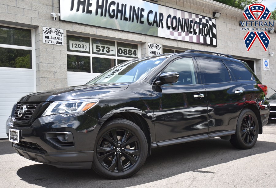 2018 Nissan Pathfinder 4x4 SL MIDNIGHT, available for sale in Waterbury, Connecticut | Highline Car Connection. Waterbury, Connecticut