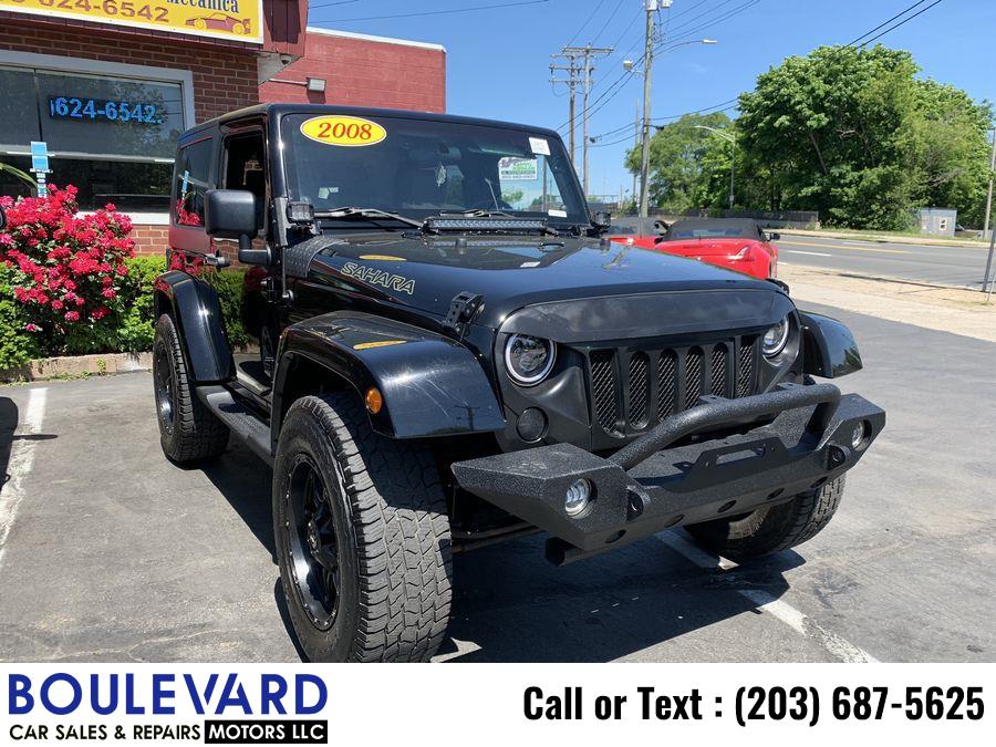 Used Jeep Wrangler Sahara Sport Utility 2D 2008 | Boulevard Motors LLC. New Haven, Connecticut Used Jeep Wrangler Sahara Sport Utility 2D 2008 | Boulevard Motors LLC. New Haven, Connecticut