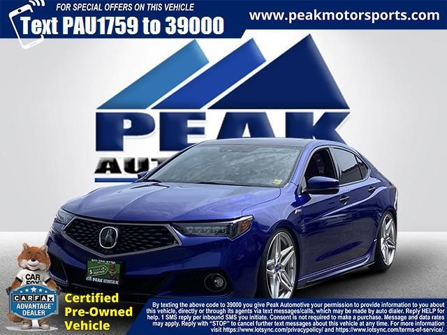 2019 Acura TLX 3.5L SH-AWD w/A-SPEC Pkg Red Leather, available for sale in Bayshore, New York | Peak Automotive Inc.. Bayshore, New York