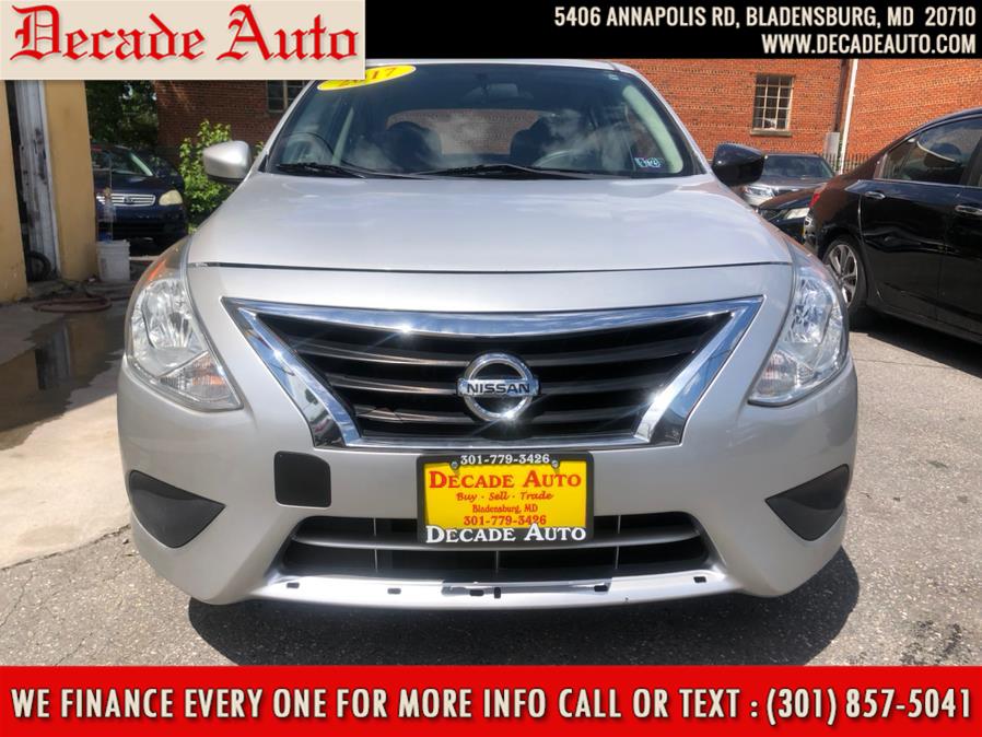 Used Nissan Versa Sedan SV CVT 2017 | Decade Auto. Bladensburg, Maryland Used Nissan Versa Sedan SV CVT 2017 | Decade Auto. Bladensburg, Maryland