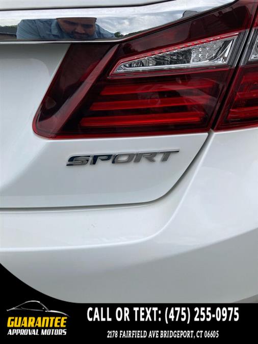 Used Honda Accord Sport 4dr Sedan CVT 2016 | Guarantee Approval Motors. Bridgeport, Connecticut Used Honda Accord Sport 4dr Sedan CVT 2016 | Guarantee Approval Motors. Bridgeport, Connecticut