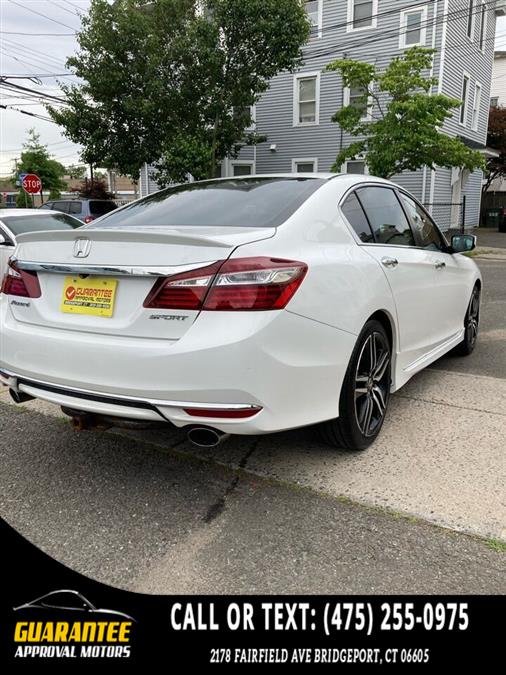 Used Honda Accord Sport 4dr Sedan CVT 2016 | Guarantee Approval Motors. Bridgeport, Connecticut Used Honda Accord Sport 4dr Sedan CVT 2016 | Guarantee Approval Motors. Bridgeport, Connecticut