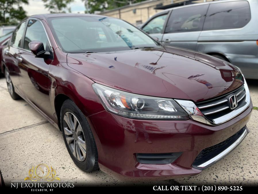 2015 Honda Accord Sedan 4dr I4 CVT LX, available for sale in Elizabeth, New Jersey | NJ Exotic Motors. Elizabeth, New Jersey