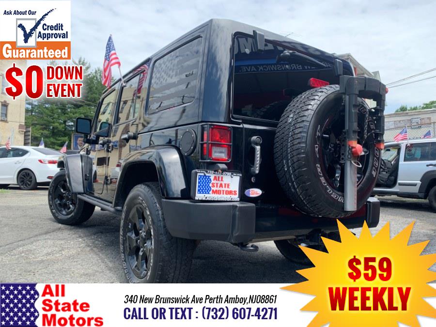 2015 Jeep Wrangler Unlimited 4WD 4dr Sahara, available for sale in Perth Amboy, New Jersey | All State Motor Inc. Perth Amboy, New Jersey 2015 Jeep Wrangler Unlimited 4WD 4dr Sahara, available for sale in Perth Amboy, New Jersey | All State Motor Inc. Perth Amboy, New Jersey