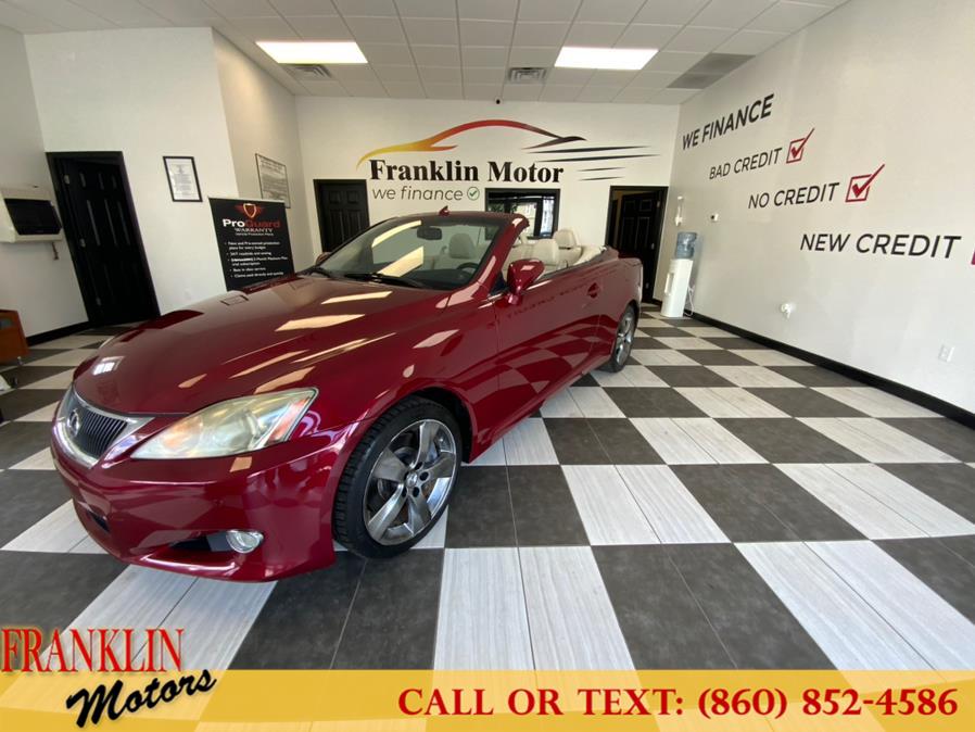 2010 Lexus IS 350C 2dr Conv, available for sale in Hartford, Connecticut | Franklin Motors Auto Sales LLC. Hartford, Connecticut