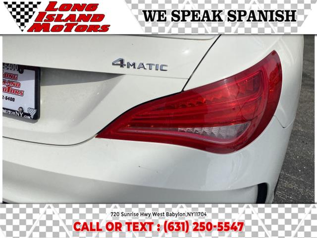 Used Mercedes-Benz CLA 4dr Sdn CLA 250 4MATIC 2016 | Long Island Motors. West Babylon, New York Used Mercedes-Benz CLA 4dr Sdn CLA 250 4MATIC 2016 | Long Island Motors. West Babylon, New York