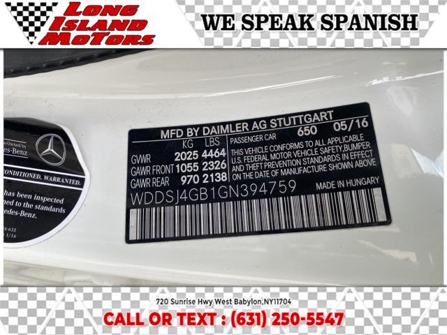 Used Mercedes-Benz CLA 4dr Sdn CLA 250 4MATIC 2016 | Long Island Motors. West Babylon, New York Used Mercedes-Benz CLA 4dr Sdn CLA 250 4MATIC 2016 | Long Island Motors. West Babylon, New York