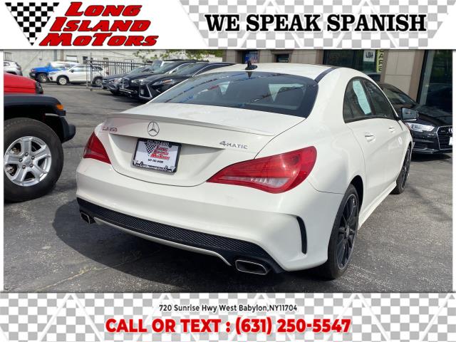 Used Mercedes-Benz CLA 4dr Sdn CLA 250 4MATIC 2016 | Long Island Motors. West Babylon, New York Used Mercedes-Benz CLA 4dr Sdn CLA 250 4MATIC 2016 | Long Island Motors. West Babylon, New York