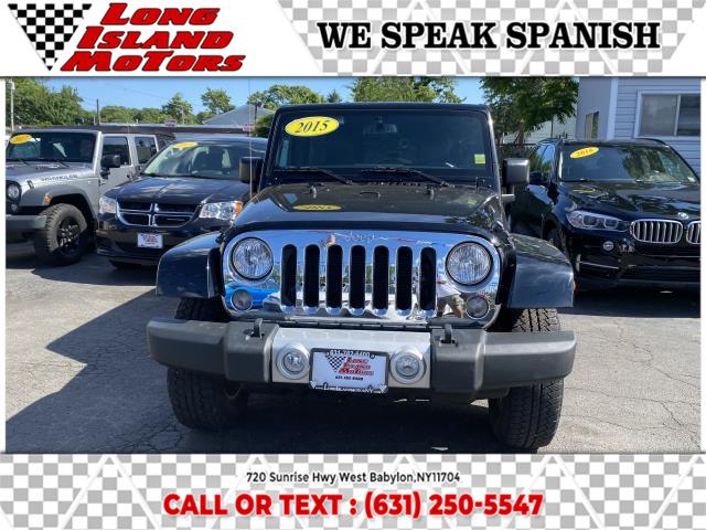 Used Jeep Wrangler Unlimited 4WD 4dr Sahara 2015 | Long Island Motors. West Babylon, New York Used Jeep Wrangler Unlimited 4WD 4dr Sahara 2015 | Long Island Motors. West Babylon, New York