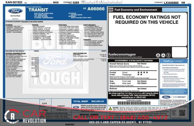 Used Ford T-350 Transit Cargo Van w/ rearCam 2020 | Car Revolution. Avenel, New Jersey Used Ford T-350 Transit Cargo Van w/ rearCam 2020 | Car Revolution. Avenel, New Jersey