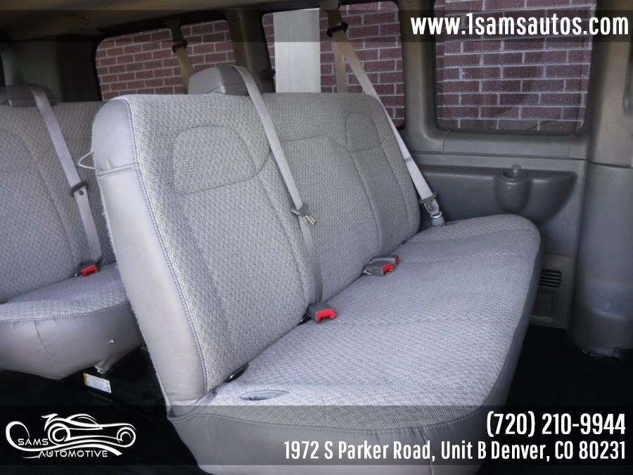 2011 Chevrolet Express Passenger RWD 1500 135" 1LS, available for sale in Denver, Colorado | Sam's Automotive. Denver, Colorado 2011 Chevrolet Express Passenger RWD 1500 135" 1LS, available for sale in Denver, Colorado | Sam's Automotive. Denver, Colorado