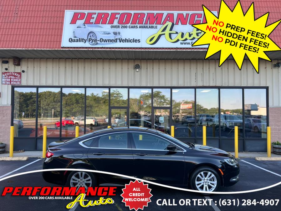 2015 Chrysler 200 4dr Sdn Limited FWD, available for sale in Bohemia, New York | Performance Auto Inc. Bohemia, New York 2015 Chrysler 200 4dr Sdn Limited FWD, available for sale in Bohemia, New York | Performance Auto Inc. Bohemia, New York