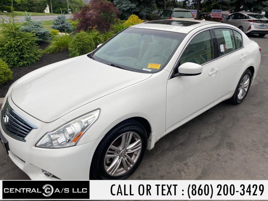 2011 Infiniti G37 Sedan 4dr x AWD, available for sale in East Windsor, Connecticut | Central A/S LLC. East Windsor, Connecticut 2011 Infiniti G37 Sedan 4dr x AWD, available for sale in East Windsor, Connecticut | Central A/S LLC. East Windsor, Connecticut