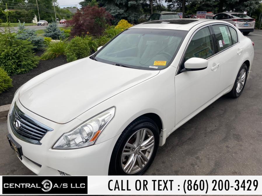 2011 Infiniti G37 Sedan 4dr x AWD, available for sale in East Windsor, Connecticut | Central A/S LLC. East Windsor, Connecticut 2011 Infiniti G37 Sedan 4dr x AWD, available for sale in East Windsor, Connecticut | Central A/S LLC. East Windsor, Connecticut