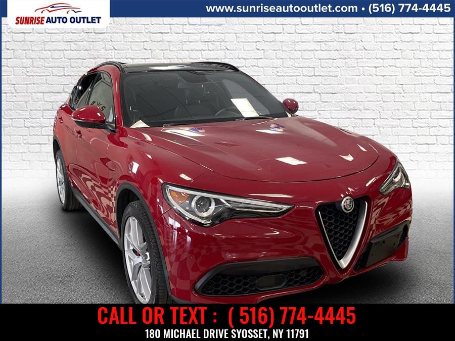 2018 Alfa Romeo Stelvio Ti Sport AWD, available for sale in Syosset, New York | Gold Coast Motors of Syosset. Syosset, New York 2018 Alfa Romeo Stelvio Ti Sport AWD, available for sale in Syosset, New York | Gold Coast Motors of Syosset. Syosset, New York