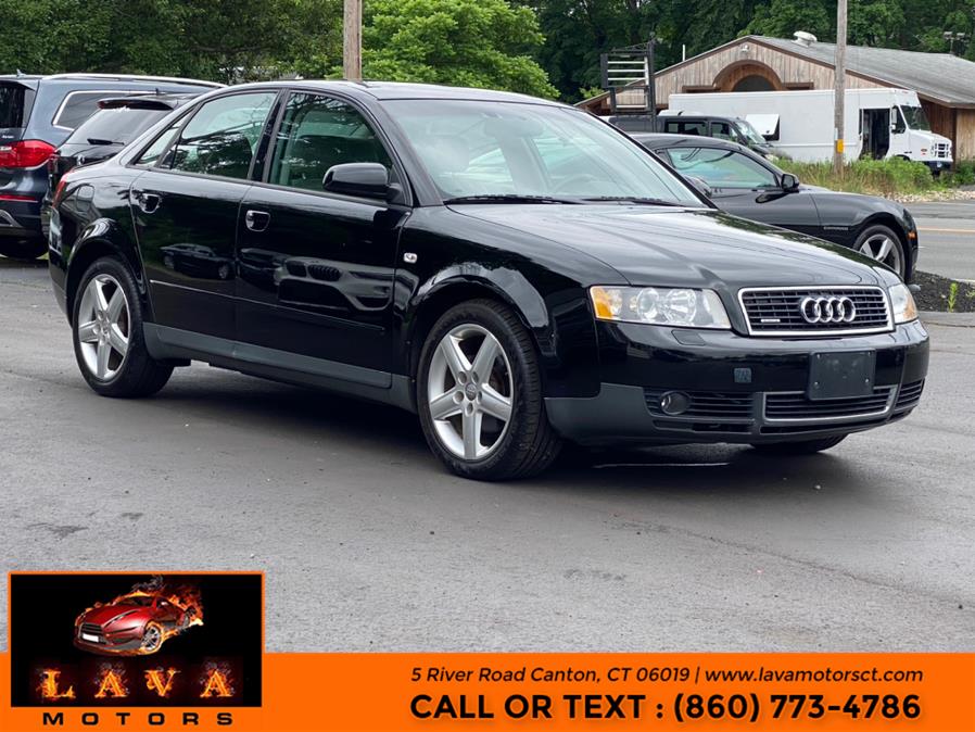 2003 Audi A4 4dr Sdn 1.8T quattro AWD Auto, available for sale in Canton, Connecticut | Lava Motors. Canton, Connecticut 2003 Audi A4 4dr Sdn 1.8T quattro AWD Auto, available for sale in Canton, Connecticut | Lava Motors. Canton, Connecticut