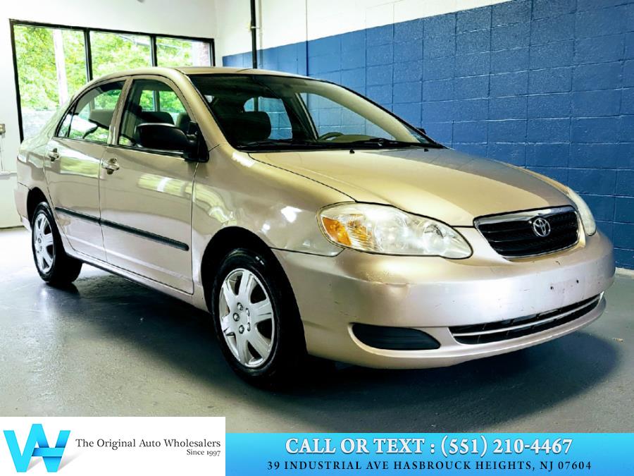 2008 Toyota Corolla 4dr Sdn Auto CE, available for sale in Lodi, New Jersey | AW Auto & Truck Wholesalers, Inc. Lodi, New Jersey