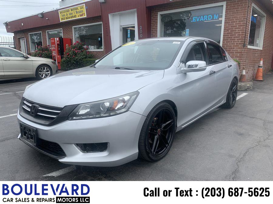2014 Honda Accord EX-L Sedan 4D, available for sale in New Haven, Connecticut | Boulevard Motors LLC. New Haven, Connecticut 2014 Honda Accord EX-L Sedan 4D, available for sale in New Haven, Connecticut | Boulevard Motors LLC. New Haven, Connecticut