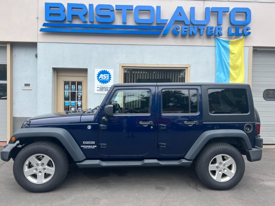 2013 Jeep Wrangler Unlimited 4WD 4dr Sport, available for sale in Bristol, Connecticut | Bristol Auto Center LLC. Bristol, Connecticut 2013 Jeep Wrangler Unlimited 4WD 4dr Sport, available for sale in Bristol, Connecticut | Bristol Auto Center LLC. Bristol, Connecticut