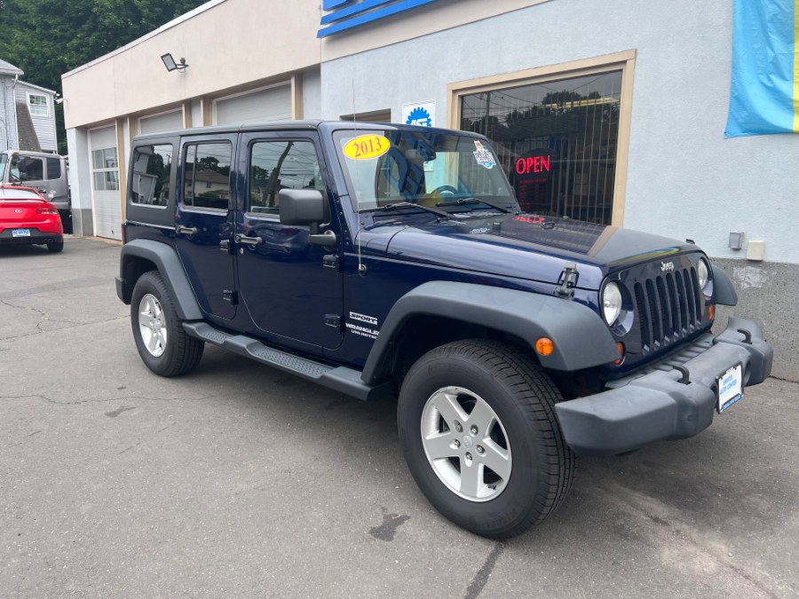 2013 Jeep Wrangler Unlimited 4WD 4dr Sport, available for sale in Bristol, Connecticut | Bristol Auto Center LLC. Bristol, Connecticut 2013 Jeep Wrangler Unlimited 4WD 4dr Sport, available for sale in Bristol, Connecticut | Bristol Auto Center LLC. Bristol, Connecticut
