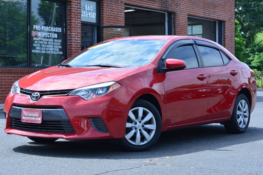 2016 Toyota Corolla 4dr Sdn CVT LE Plus (Natl), available for sale in ENFIELD, Connecticut | Longmeadow Motor Cars. ENFIELD, Connecticut
