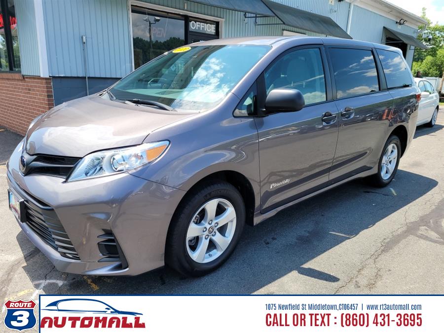 2020 Toyota Sienna L FWD 7-Passenger (Natl), available for sale in Middletown, Connecticut | RT 3 AUTO MALL LLC. Middletown, Connecticut