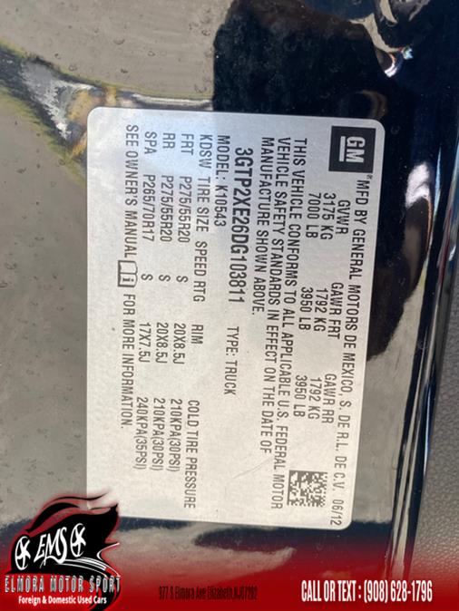 2013 GMC Sierra 1500 AWD Crew Cab 143.5" Denali, available for sale in Elizabeth, New Jersey | Elmora Motor Sports. Elizabeth, New Jersey 2013 GMC Sierra 1500 AWD Crew Cab 143.5" Denali, available for sale in Elizabeth, New Jersey | Elmora Motor Sports. Elizabeth, New Jersey