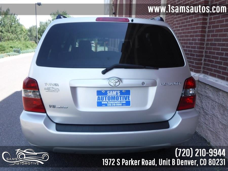 2006 Toyota Highlander 4dr V6 4WD Limited w/3rd Row, available for sale in Denver, Colorado | Sam's Automotive. Denver, Colorado 2006 Toyota Highlander 4dr V6 4WD Limited w/3rd Row, available for sale in Denver, Colorado | Sam's Automotive. Denver, Colorado